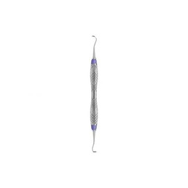 Hu-Friedy SH5/339E2 H5 Hygienist/33 Jacquette Double Ended Scaler, 9 Stainless Steel Colours Handle
