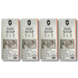 True Formula [Seller Herb Food] True Formula Dannotop 500mg x 60 tablets, 4 boxes / [셀러허브 식품] 트루포뮬러 당노톱 500mg x 60정 4박스