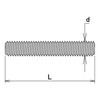 DAIDOHANT 10101707 Uniqlo Cut Bolt (Nominal Diameter d) M6 x