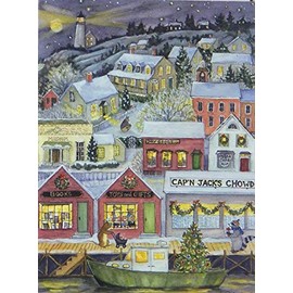Woodfield Press Seaport, Scenic Christmas Cards, Box of 12