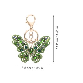 Rhinestone Butterflies Keychain Crystal Key Holder for Bags and Accessories Cute Butterfly Key Ring for Women and Teens Present for Special Occasions