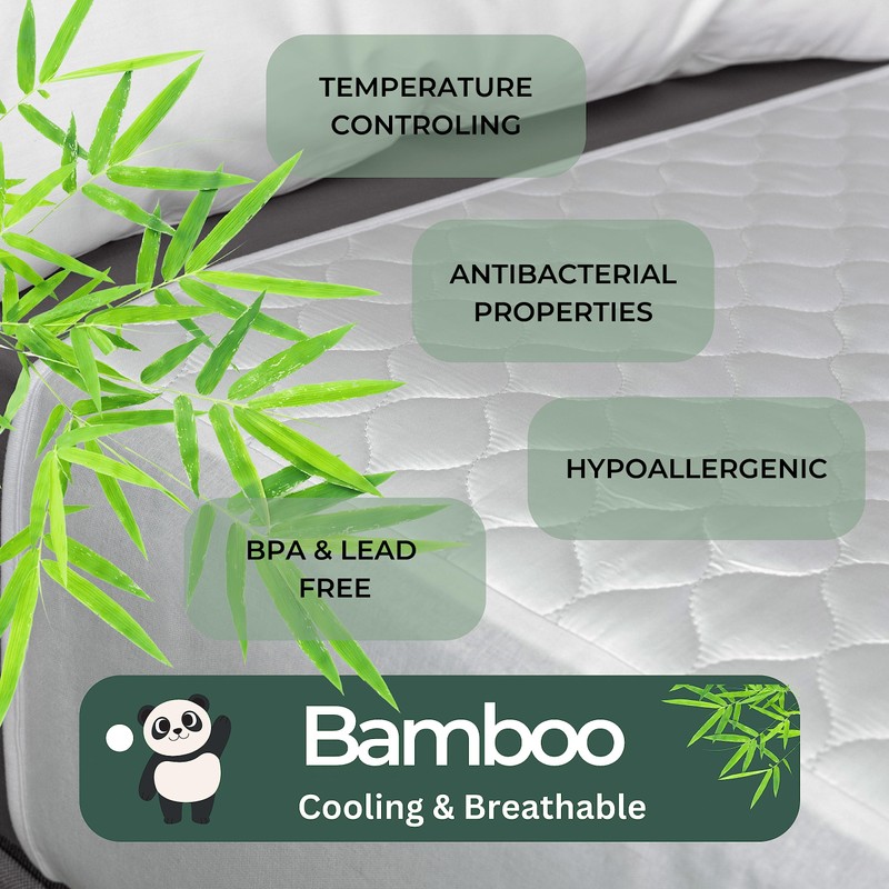 Hygge Sheets Bamboo Organic Single Bed Incontinence Bed Pads for