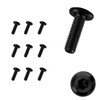 Pack of 10 Screws M5 × 20, Flat Head Screws
