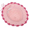 Lipodo Kamia Girls' Summer Hat with Flower Appliqué for Children