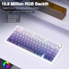 AULA F75 Pro Wireless Mechanical Keyboard,75% Hot Swappable Custom Keyboard,RGB