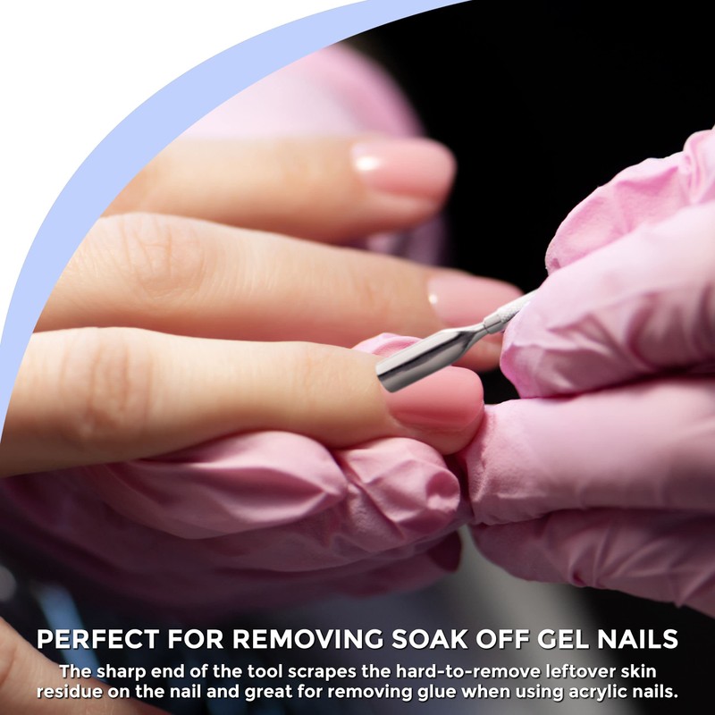 P2P Nails Cuticle Nipper Cleaner - Nail Art Cuticle Pusher