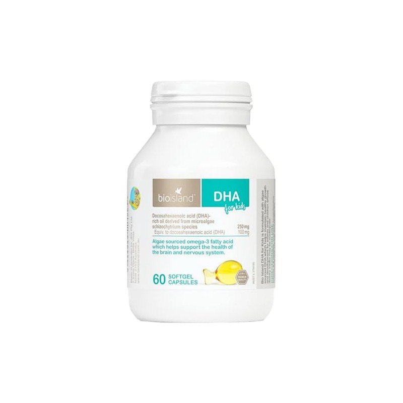 Bio Island DHA Kids 60 Capsules