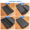BOATISLE Cassette Tape Storage Box with Handles and Lid –