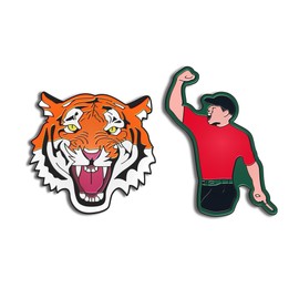 Golf Ball Marker Gift Set - Tiger | Tiger Ball Markers (Postcard)