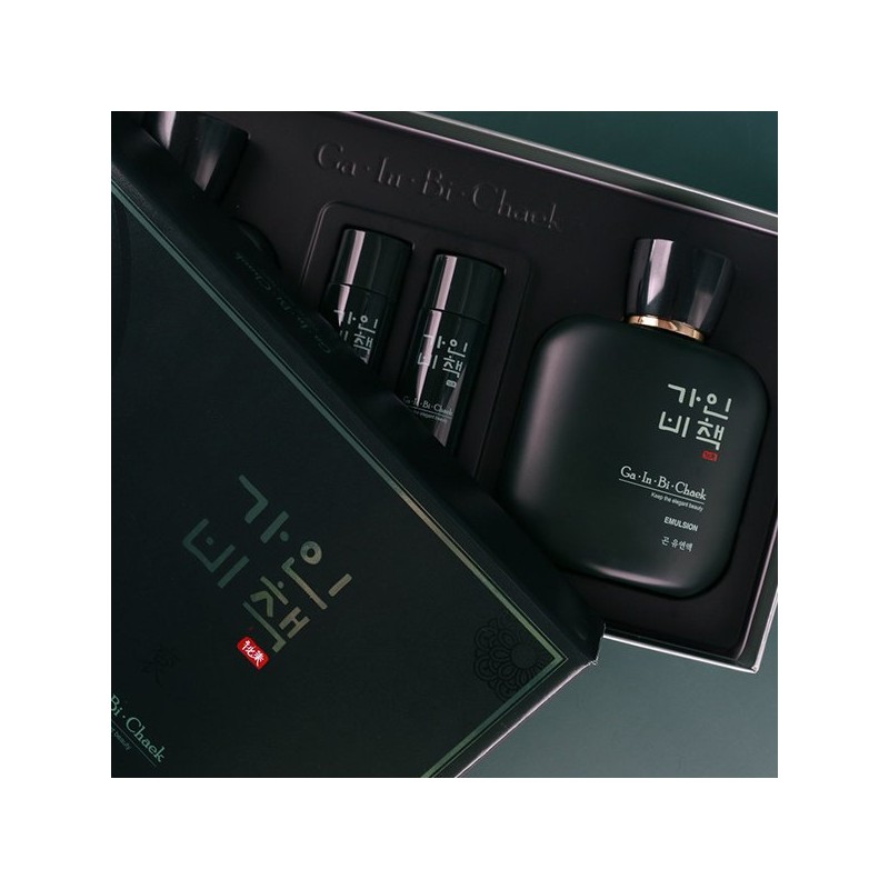 Gainbicheck 가인비책 곤 남성 2종 세트 /수삼배양근 엑소좀 남성한방 화장품
