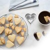 5 Pieces Heart Cookie Cutter,Heart Shaped Cookie Cutter,Suitable for Valentine's