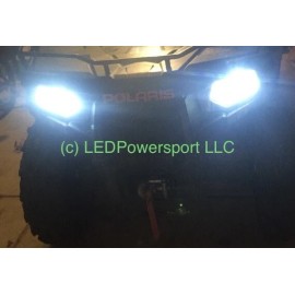 RD 2011 Yamaha Raptor 125 ATV LED Headlight Upgrade Kit Plug And Play ATV Hi & Lo