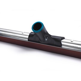 Moerman Commercial Professional Heavy Duty Floor Squeegee with Threaded Handle Connection, 30 inch, Silver