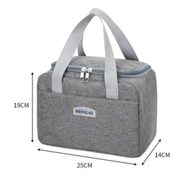 WUWYOUWL Lunch Bag, Cute Carton Insulated Lunch Box, Reusable Lunch Cooler Bags Waterproof Lunchbag Foldable Lunch Bag for Women, Men, Kids and Students Travel Picnic School (Rose)