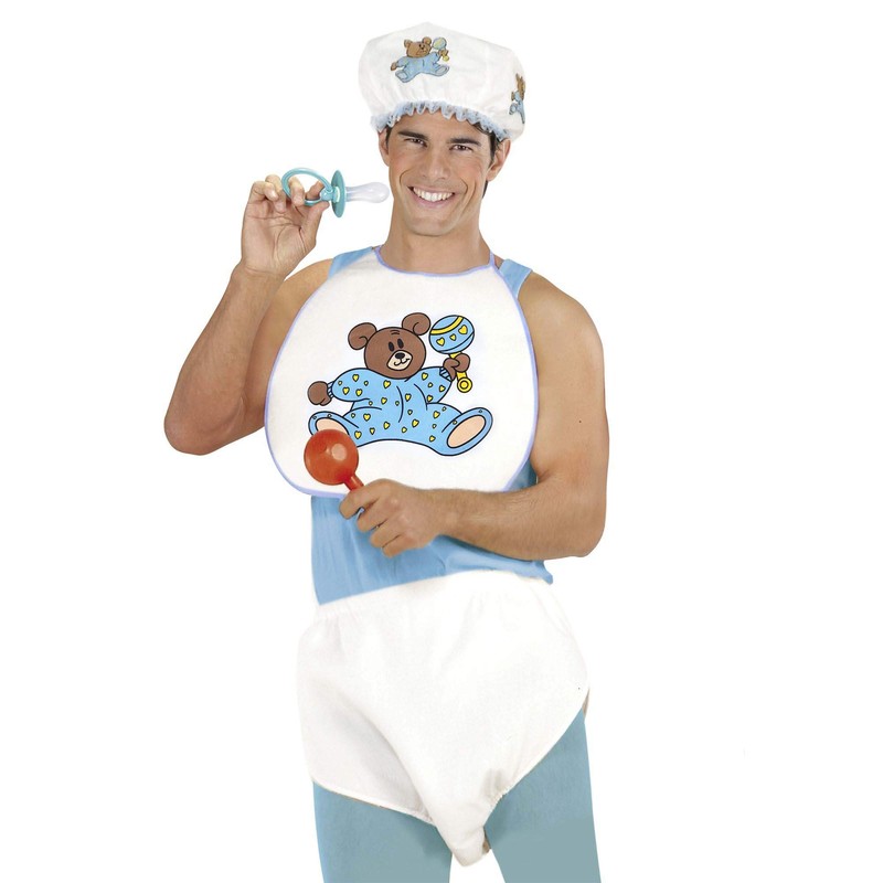Widmann 66666 Baby Fancy Dress Set, Hood, Bib and Giant