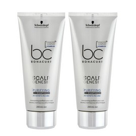 Schwarzkopf 2 Pack Schwarzkopf Professional BC Scalp Genesis Purifying Shampoo Normal 200 ml