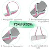 TECEUM Cintura Premium per Tappetino Yoga in Morbido Cotone Universale