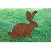 B2S BACK2SEASON Metal Rabbit, Rust Look, Garden Stake, Happy Easter,