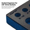 Capri Tools Mechanic's Tray for 3/8 in. Drive Sockets, SAE