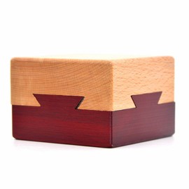 Medifier Hölzerne geheime Öffnung Rätsel Box geheimnisvolle Box Geschenk-Box für Kinder und Erwachsene