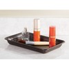 interDesign 02871 Countertop Guest Towel Tray, Bathroom Vanity Organizer, Bronze