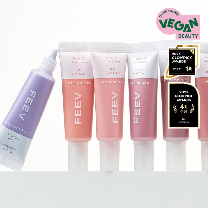 FEEV Hyper-Fit Color Serum Mini (10mL) - HEALTHY PINK 10mL