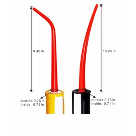 Extra Long Caulking Gun Extension,Caulking Tube Extension,Caulk Tube Extension Tip,Caulk gun Extension Nozzle,6 pack