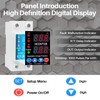HCOVTXR 110V Smart Circuit Breaker,1~63 Amp Low Voltage Cutoff, AC