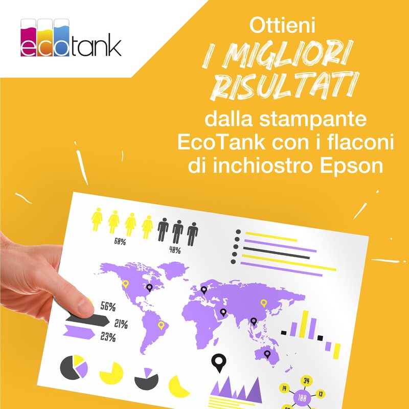 Epson EcoTank 113 Original Ink Bottle, Black, Pigment Ink