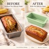 Silicone Baking Molds NonStick Rectangle Cake Pans Mini Loaf Pan