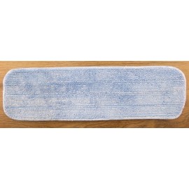 Ansell / Sandel 16ct Ansell 19.2" Flat Microfiber Mop Replacement Pads, Washable, Blue, New S5