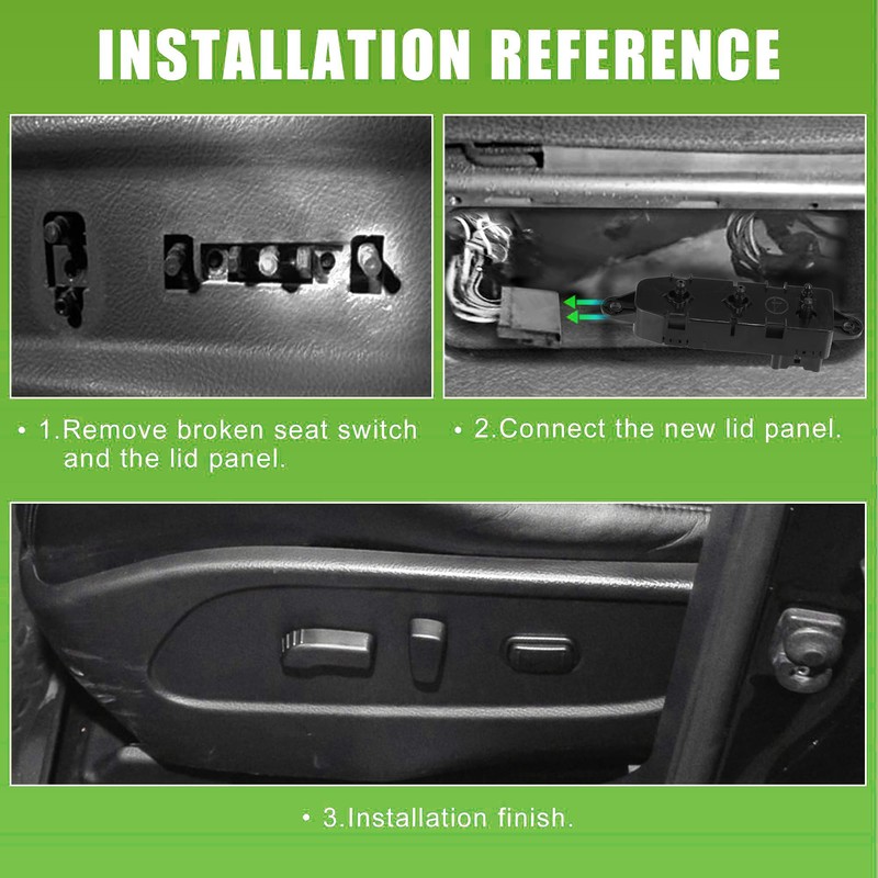 Unifizz Front Right Passenger Side Power Seat Switch 87016-1AA0A for