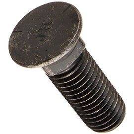 The Hillman Group 260123 5/8-Inch x 2-Inch Plow Bolts, 25-Pack , black