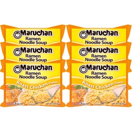 Maruchan Ramen Roast Chicken Flavor - 3 oz - 6 Pack