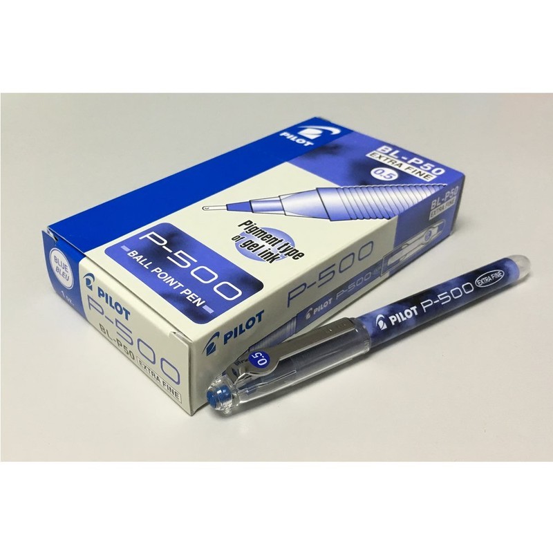 Pilot P500 Needlepoint Gel Rollerball 0.5 mm Tip (Box of