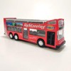 Sightseeing Bus die cast metal car pull back action