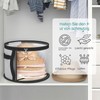 fufupaw Pack of 2 Round Hat Boxes with Lid, 42