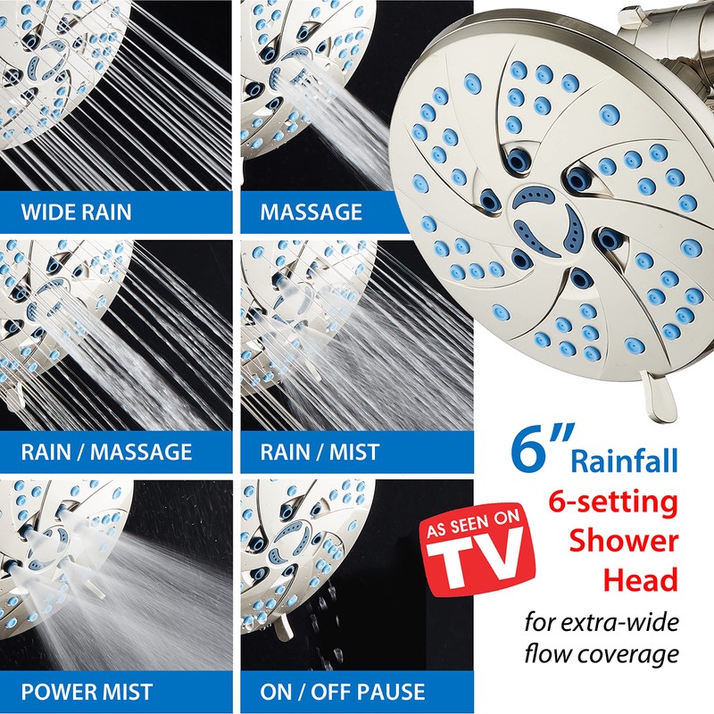 AquaCare Spa Station High Pressure 48-mode 3-way Rainfall & Handheld