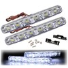 Eaglerich 2 Piece Universal Small Harpoon Car Auto 6 LED