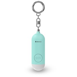 HOLDALL Personal Safety Alarm for Women–130dB Loud Protective Siren with Strobe Light-Acoustooptical Warning, Emergency Security Alert, 1.52oz Easy Carry for Elderly and Kids. (Sky Blue)