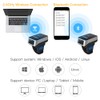 Sumicor Barcode Scanner 2D Bluetooth Ring Finger Wireless Barcode Scanner,Portable