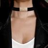 Aroncent 4PCS Womens Black Velvet Choker Necklace for Girls Wide