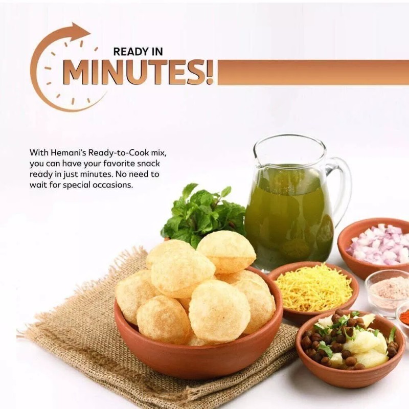 HEMANI Pani Puri Coins I Comes with Masala I Ready
