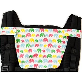 Protects Aka's Skin; Bib Drool Cover, Made in Japan [Double Gauze Elephant] Can be used with a variety of piggy strings, fluffy double gauze/100% cotton, antibacterial, deodorizing