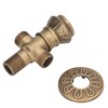 Angle Valve European Antique Style Cold Hot Water Faucet Turn