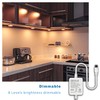 MYPLUS Under Cabinet Lighting Kit, RGB Puck Lights with Remote