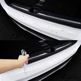 YHJKOPO Car Rear Bumper Guard for Nissan Notebook & e-power E13 R2.10~ / Aura AURA FE13 Series Notebook Aura&e-POWERFE13 SFNE13 Type R3.8~ Rear Bumper Protector Anti-Abrasion Transparent