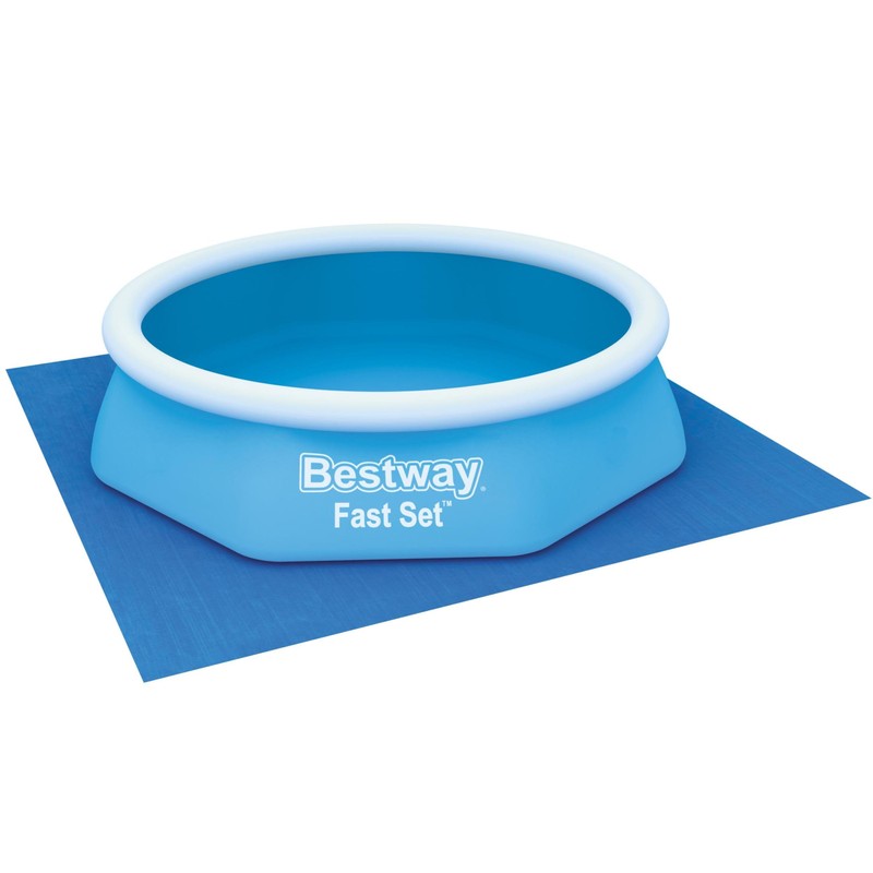 Bestway 58000 Ground Cloth Swimming Pool Floor Protector, 274 x