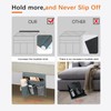 WOMACO Bedside Remote Control Holder, Bed Caddy with Water Bottle