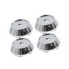 A ABSOPRO 4pcs 65mm Dia 5 Clips Car Wheel Tyre